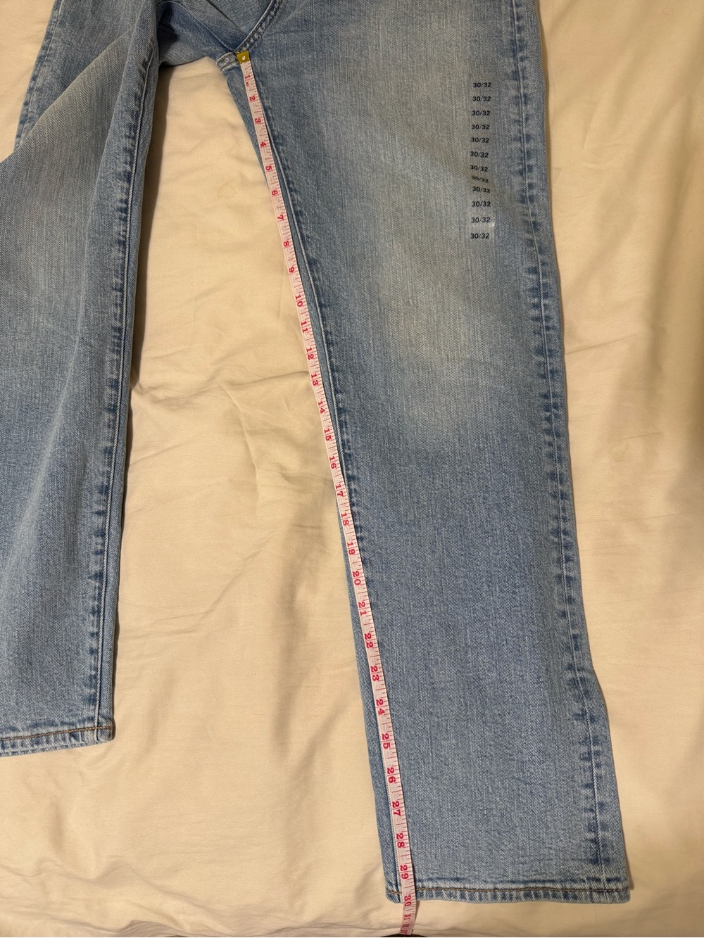 NWT AE Original Straight Jean in Pale Ocean // Men 30x32 - Picture 13 of 16